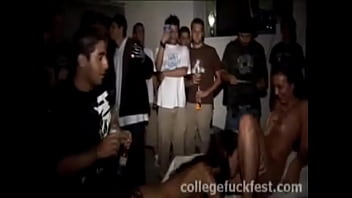 College Party gets Out of Hand with Lesbian Girls
